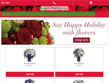 Tablet Screenshot of angletonflowers.com